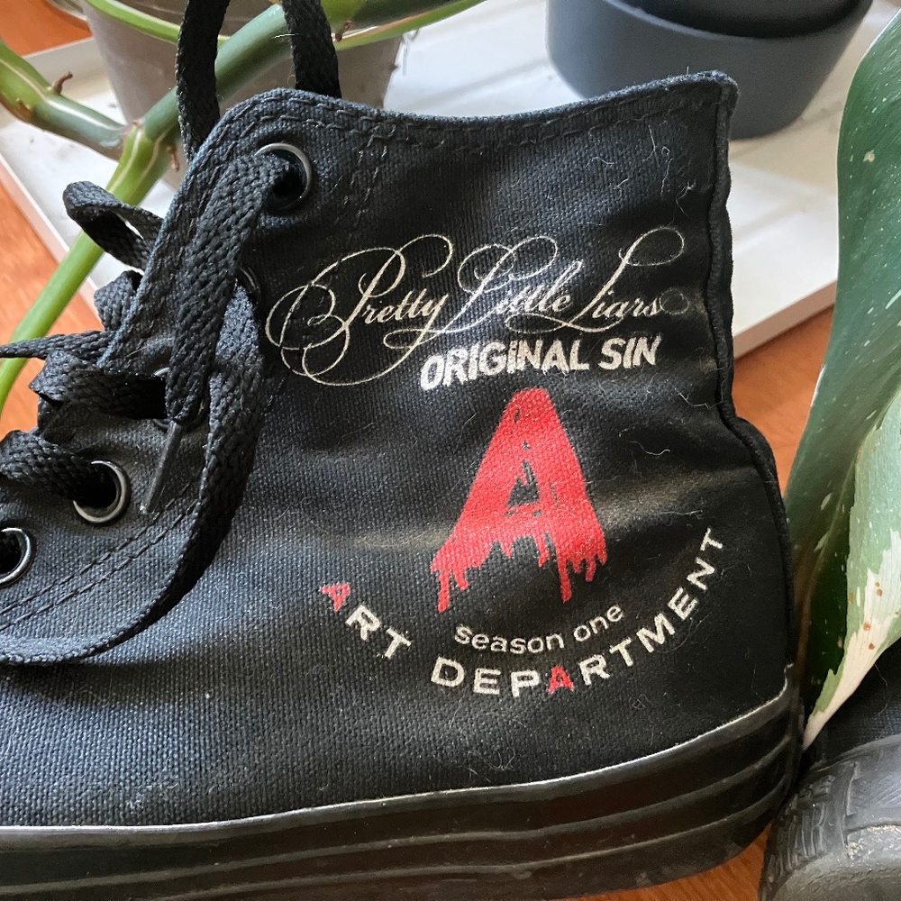 Black Converse from PLL Art Dept